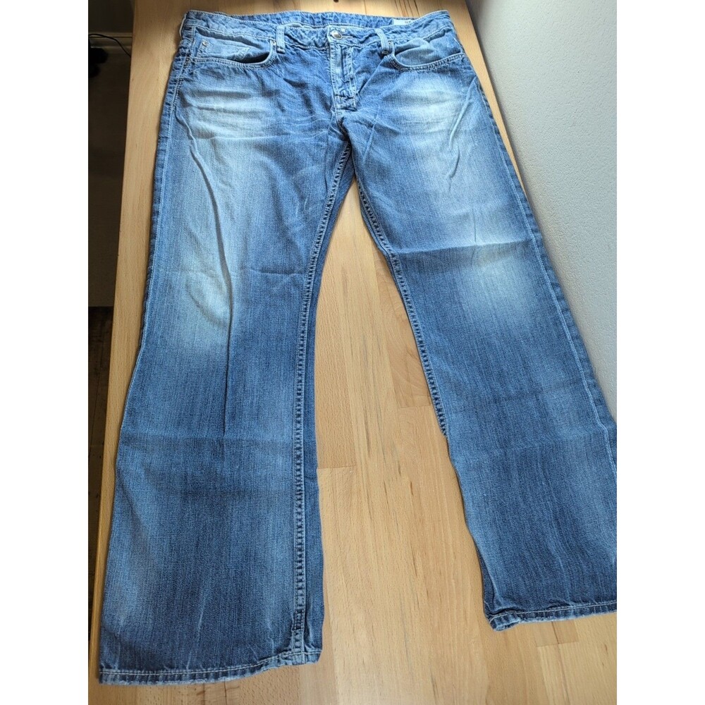 Buffalo David Bitton Jeans Men's Six Slim Measures 38x30.5 Casual 100% Cotton